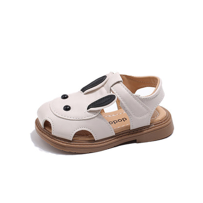 White Bunny sandals