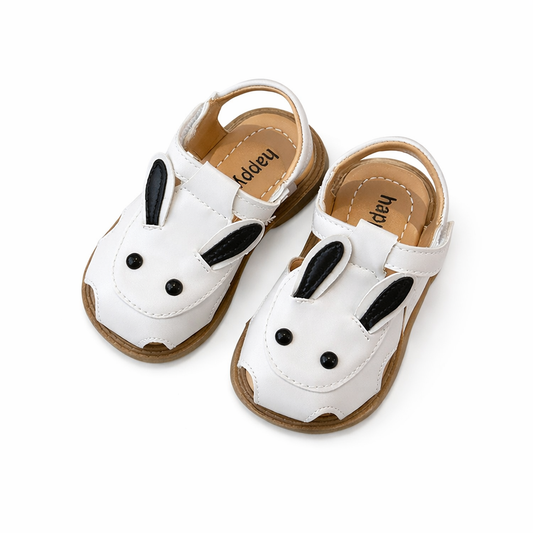 White Bunny sandals