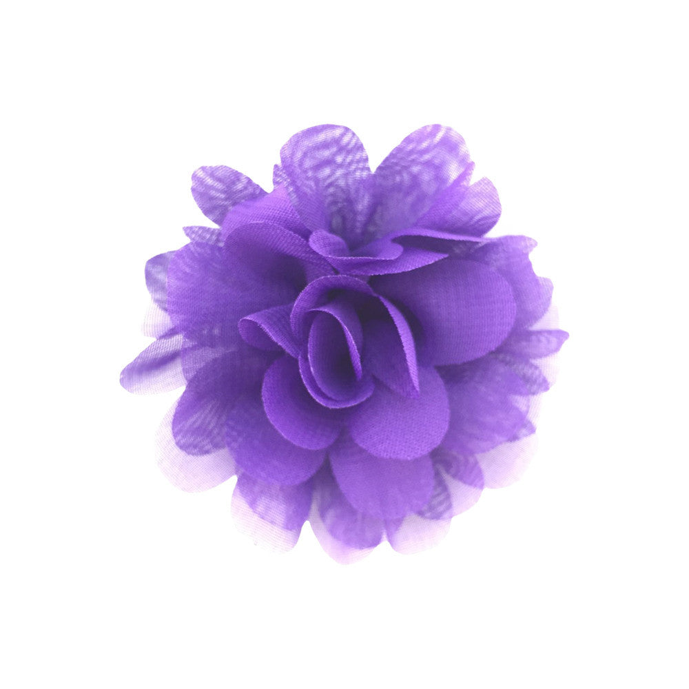 Rose hair clip in various colors