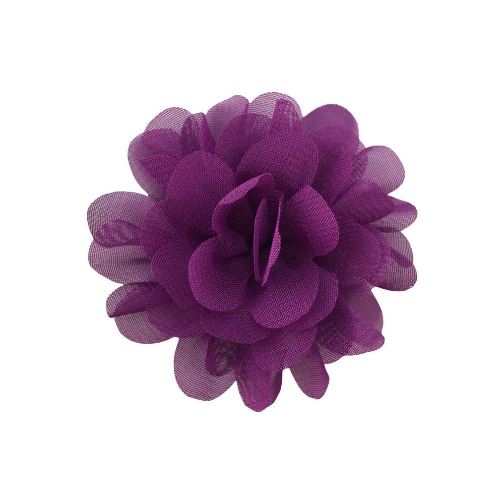Rose hair clip in various colors